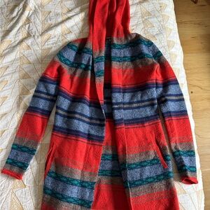 Toad&co 100% Wool Hooded Cardigan